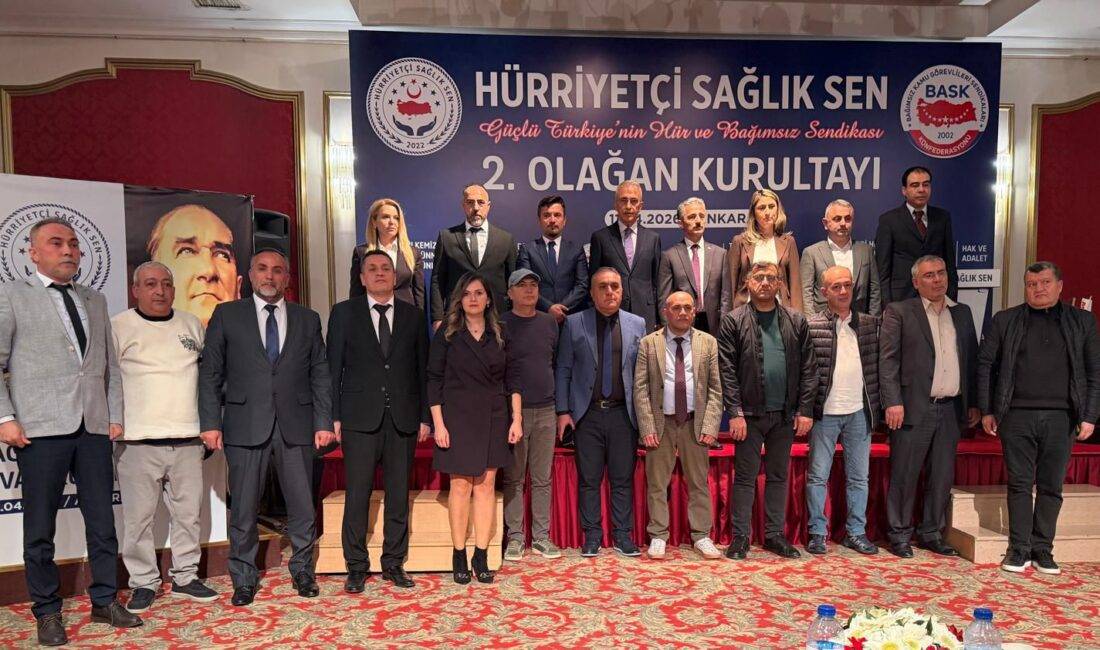 Hızla büyüyen Hürriyetçi Sağlık Sen’in 2. Olağan Kongresi Ankara’da gerçekleşti. Sağlık